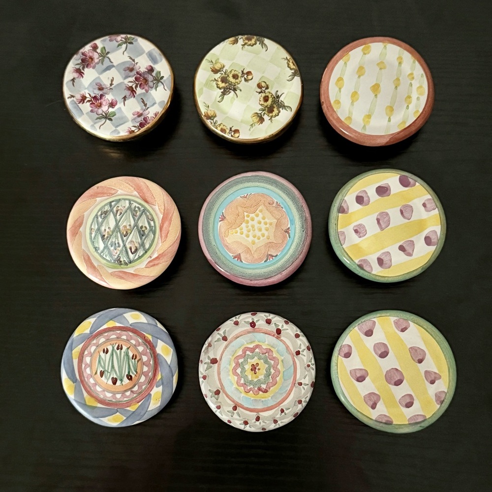 MacKenzie Childs Drawer Pulls Lot of 9